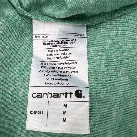 CARHARTT, GREEN, MEDIUM, LOOSE FIT, SHORT SLEEVES, T-SHIRT - Picture 11 of 12